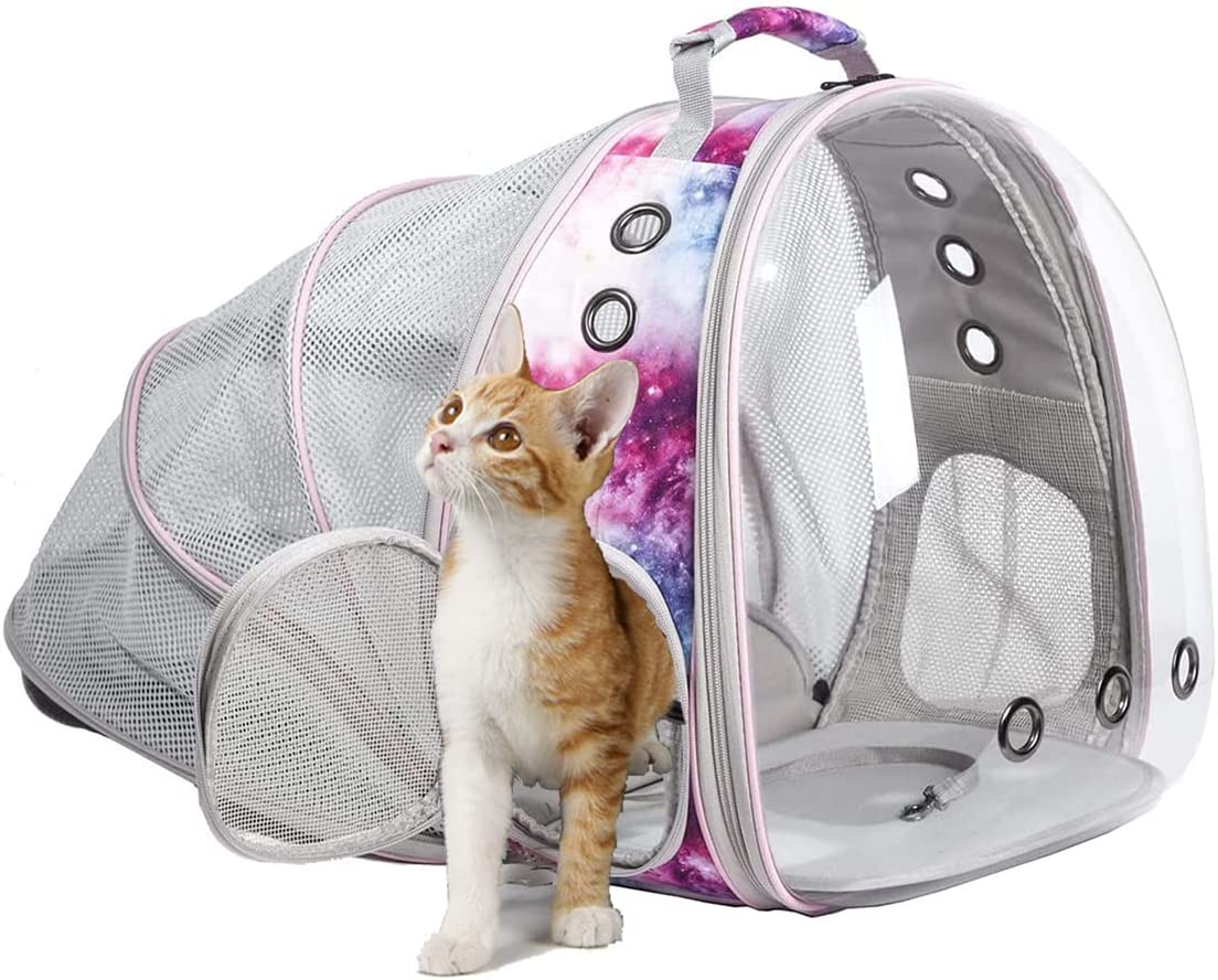 halinfer Expandable Small Pet Backpack Bubble Window Carrier (Grey or Space) $21.50 + Free Shipping