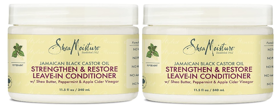 11.5-Oz SheaMoisture Jamaican Black Castor Oil Leave-In Conditioner for Damaged Hair 2 for $11 w/ S&S + Free Shipping w/ Prime or on $25+