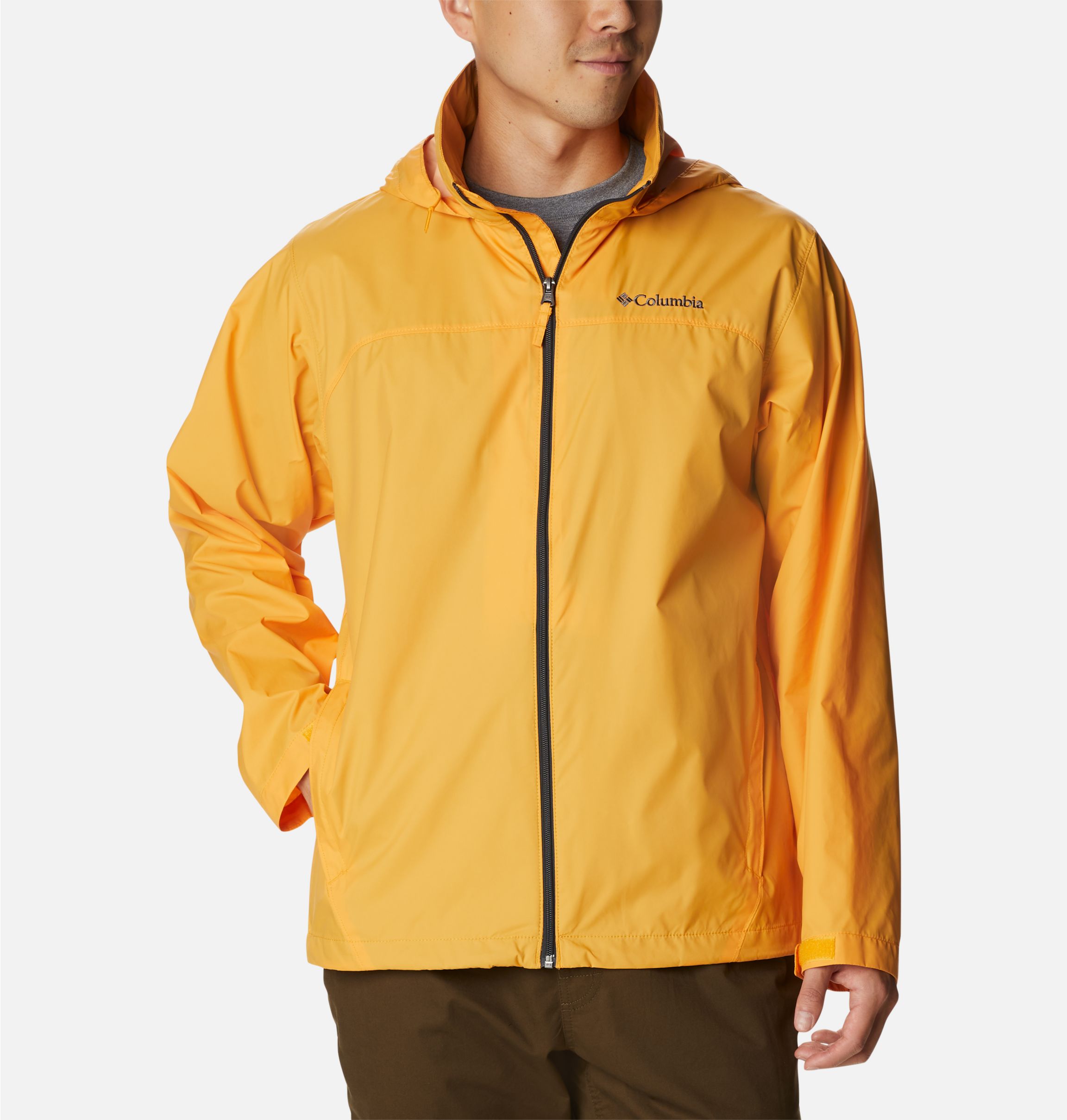 Columbia Men's Glennaker Lake Rain Jacket (Mango, Tall & Big Sizes)