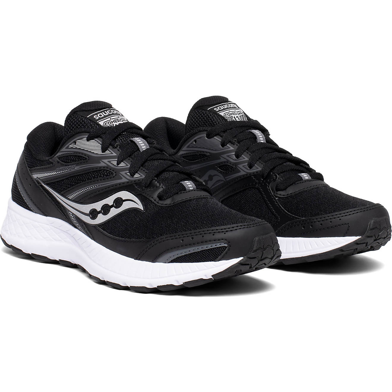 Saucony Women's Cohesion 13 Running Shoes (size 7-11, Black/White) $21 ...