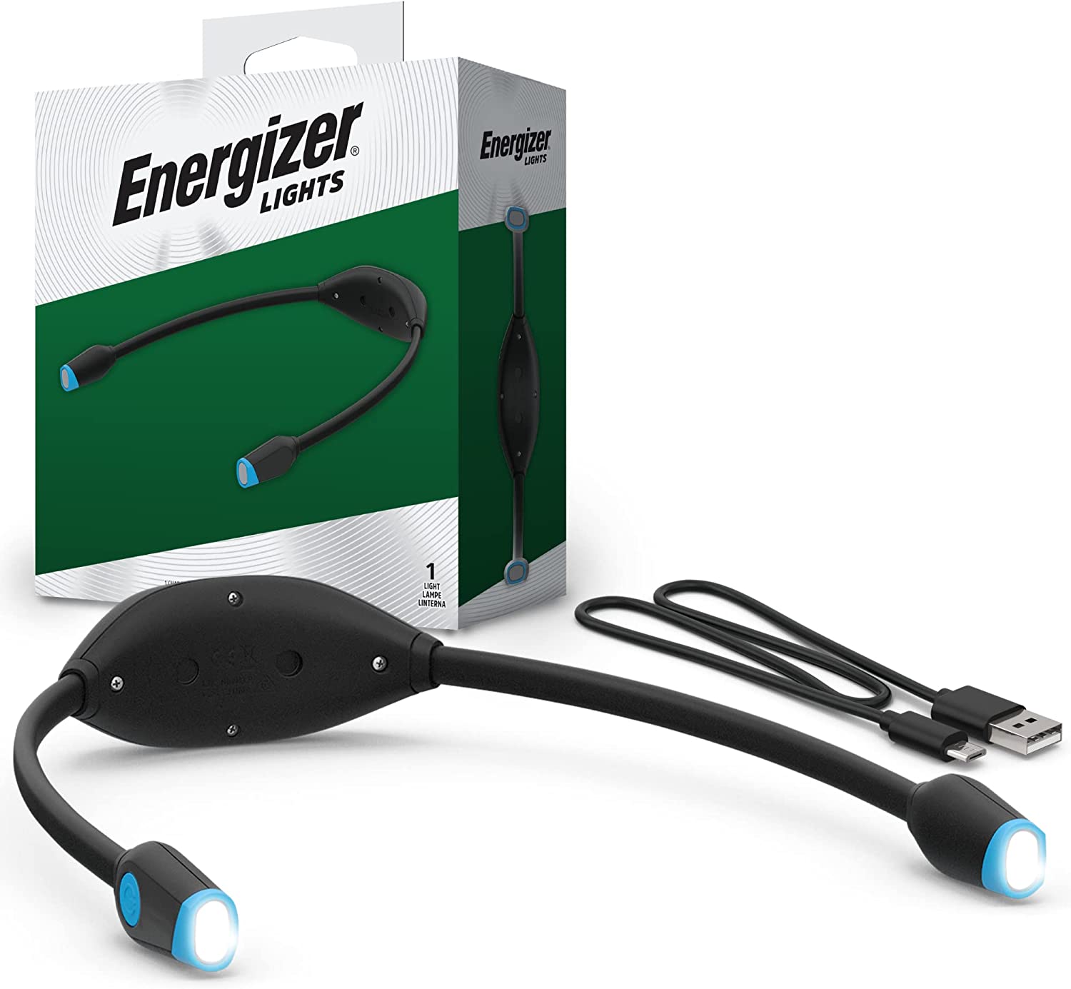 thumbnail image 2 of Neck Flashlight Rechargeable 2-Pack Rechargeable Neck Lights With Magnetic Base - 90° Rotating LED Hands-Free Lamps For Mechanics & Hobbies Magnetic Work Light 2 of 14