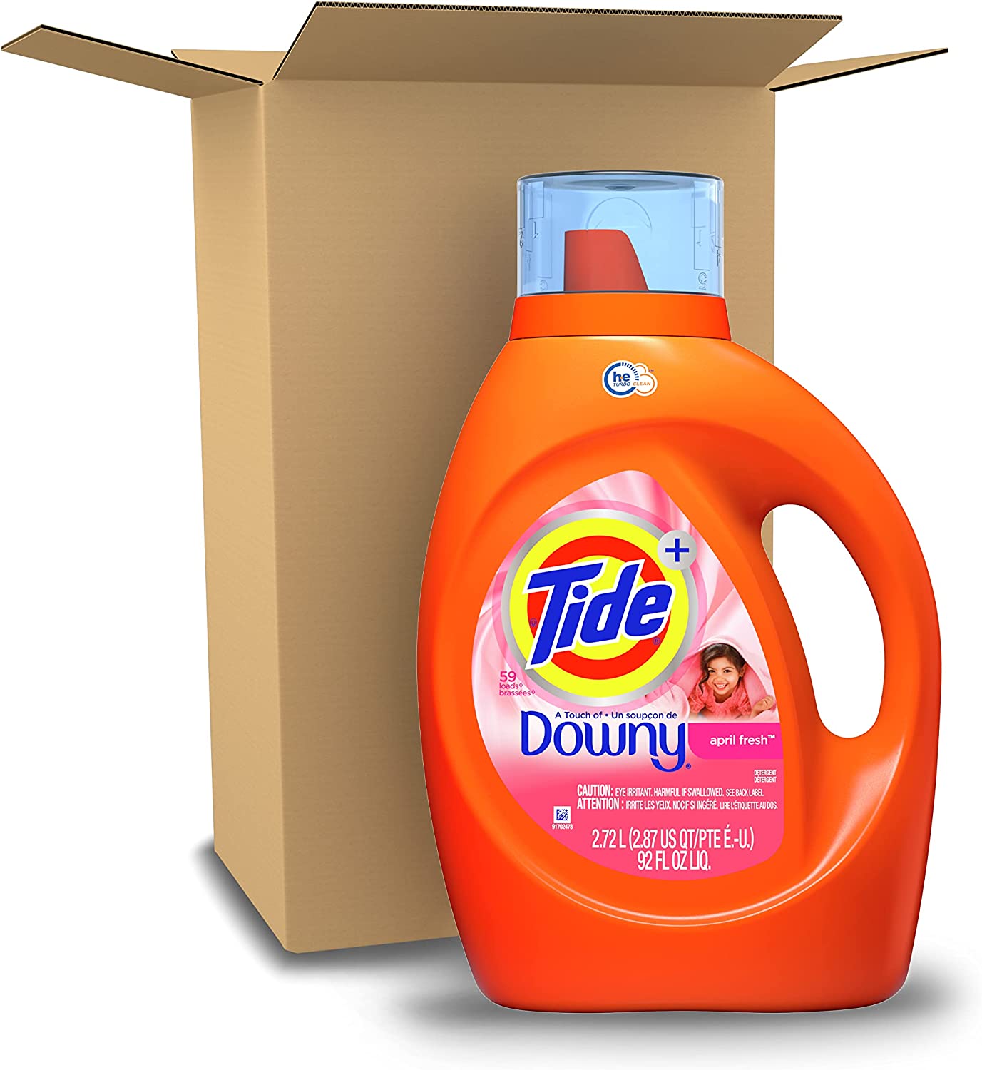 92-Oz Tide Liquid Laundry Detergent (April Fresh, Ultra Oxi or Hygienic Clean) $9.85, (Free & Gentle) $10.50 w/ S&S + Free Shipping w/ Prime or on $25+