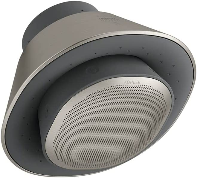 Kohler 1.75 GPM Moxie Bluetooth Showerhead & Wireless Speaker (Vibrant Brushed Nickel) $71.15 + Free Shipping