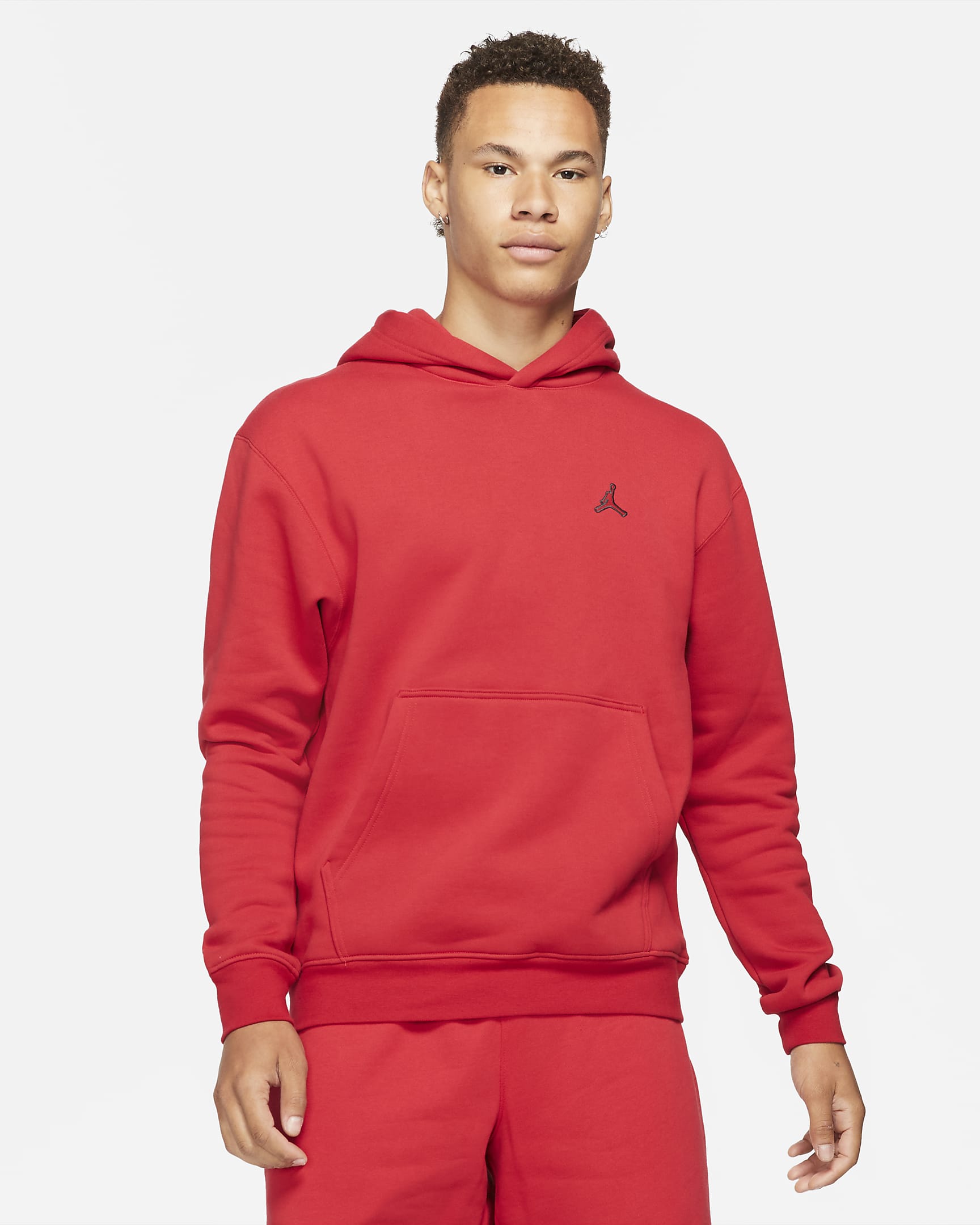 Nike Men's Hoodie: Jordan Essentials (Red) $29.60, Sportswear Sport Essentials (Black/White) $25.60 & More + Free Shipping