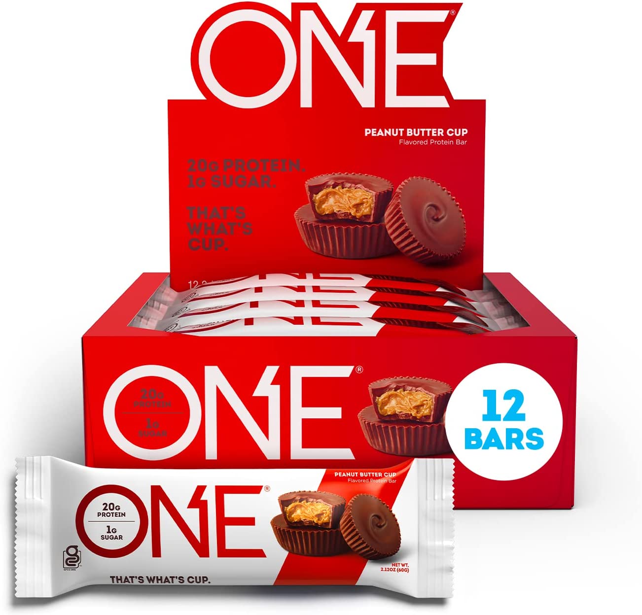 12-Count 2.12-Oz ONE 20g Protein Bars: Peanut Butter $16.80, Pumpkin Pie $18.65 & More + Free Shipping w/ Prime or on $25+