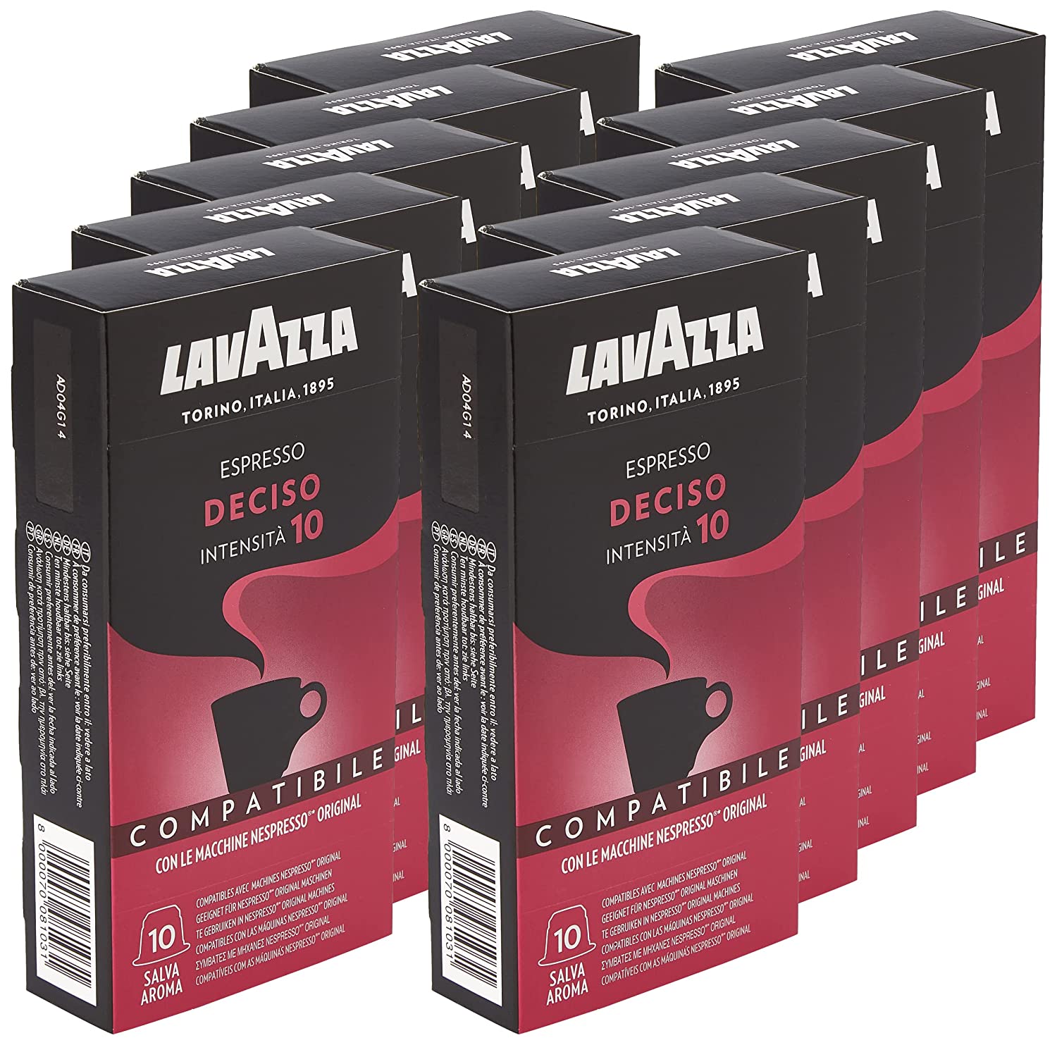 100-Count Lavazza Nespresso Capsules: Deciso (Intensity 10) $22.85, Armonico (Intensity 8) $24.30 & More + Free Shipping