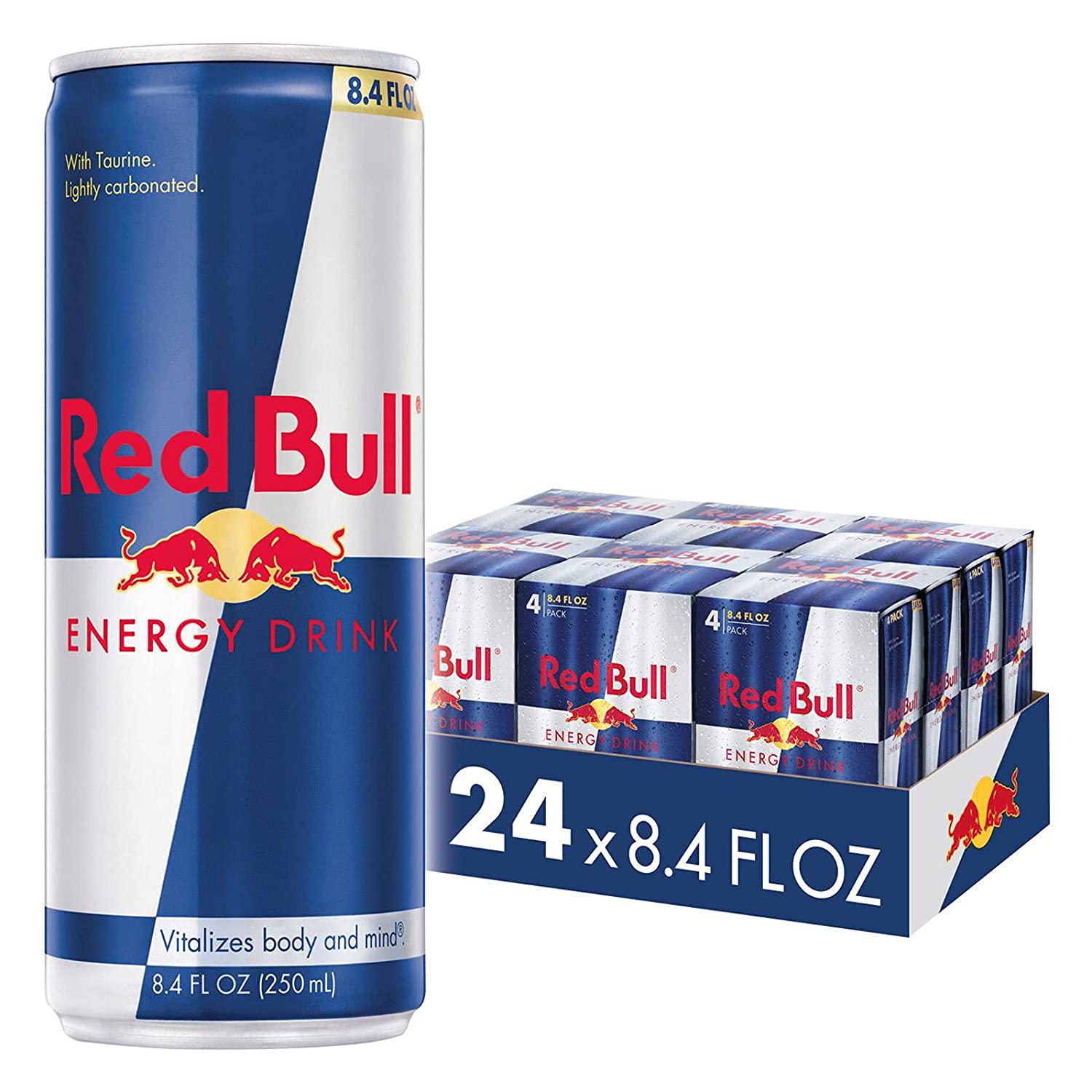 24-Pack 8.4-Oz Red Bull Energy Drink (Original or Sugar Free) $29 + Free Shipping