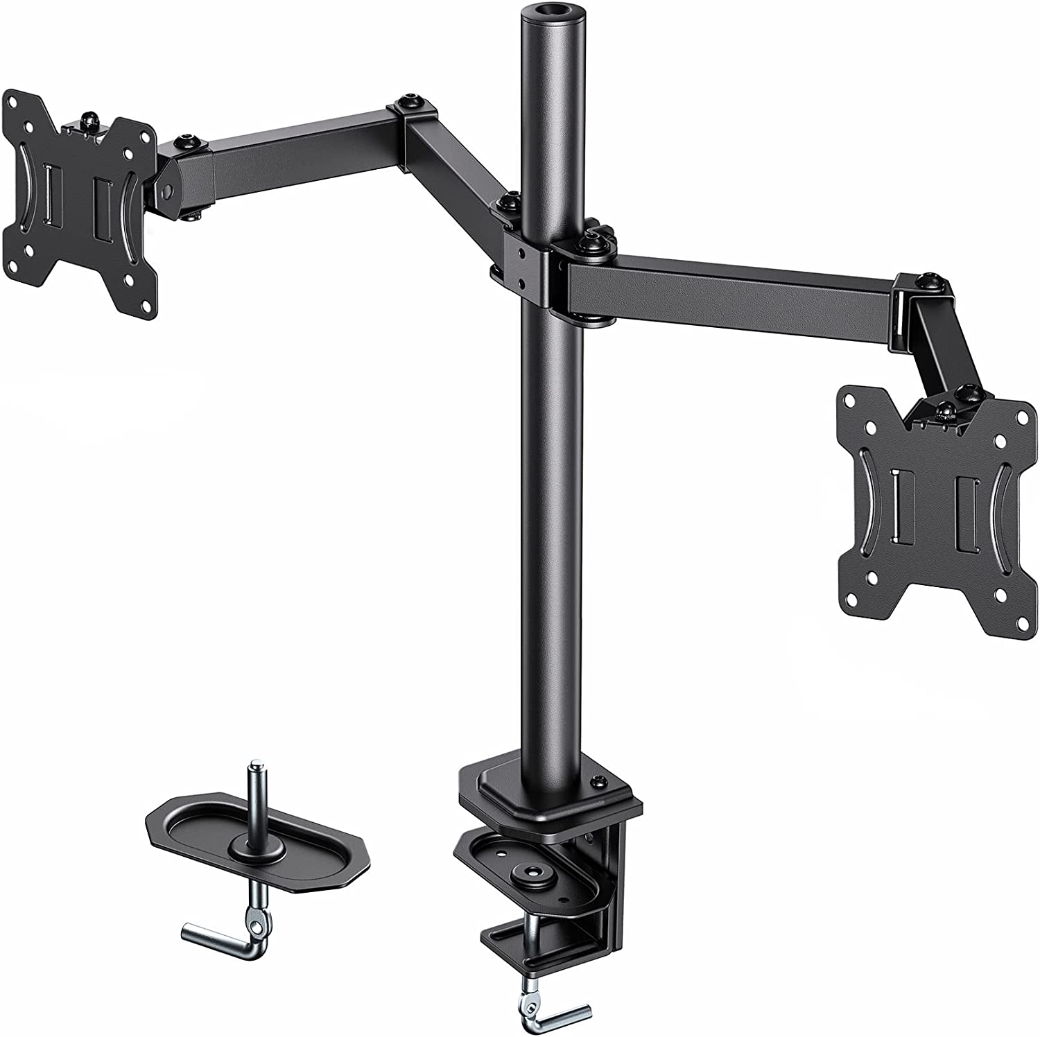 Huanuo Dual Monitor Stand w/ C Clamp (for 13 to 27" Monitors) $18.25 + Free Shipping