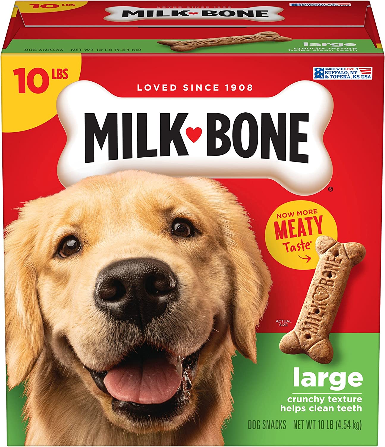 10-lbs Milk-Bone Original Dog Treats Biscuits (for Large or Medium Dogs) $10.50 w/ S&S + Free Shipping w/ Prime or on $25+