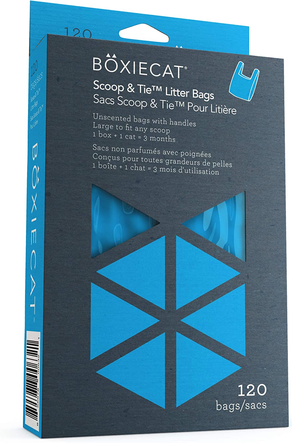 120-Count Boxiecat Scoop & Tie Cat Litter Waste Bags (Unscented) $6 w/ S&S + Free Shipping w/ Prime or on $25+