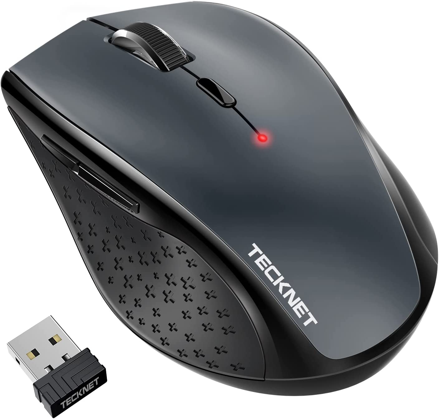 Prime Members: TECKNET 3200 DPI 6-Button Wireless Optical Mouse (Blue) $6, (Grey) $6.75 + Free Shipping w/ Prime or on $25+