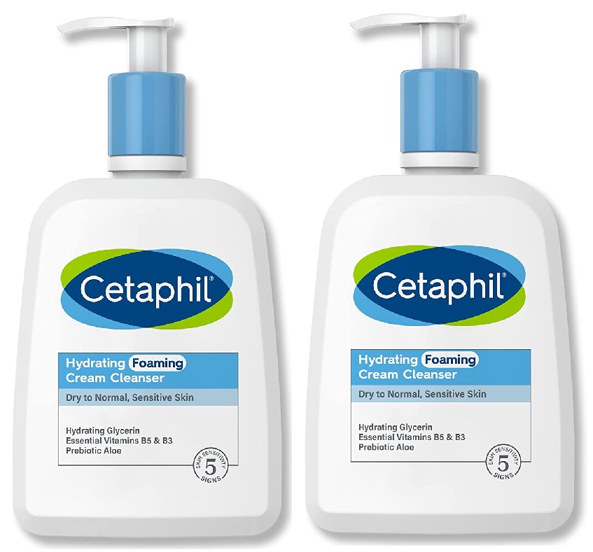 Cetaphil 20% Off + $5 off $25+: 16-Oz Hydrating Foaming Cream Cleanser 2 for $18.80 ($9.39 each), 20-Oz Moisturizing Lotion 2 for $22.15 ($11.07 each) & More w/ S&S + FS