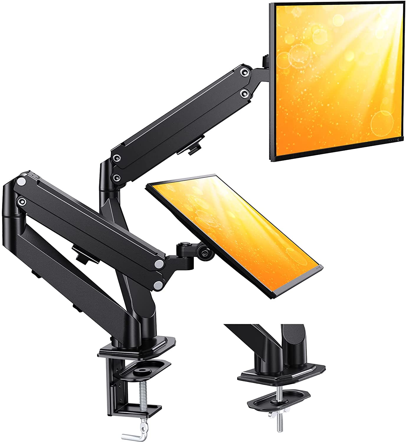 ErGear Dual Arm Adjustable Monitor Mount: (for 13-30" Monitors, up to 17.6-lbs) $35, (for 13-35" Monitors, up to 26.4-lbs) $70 + Free Shipping