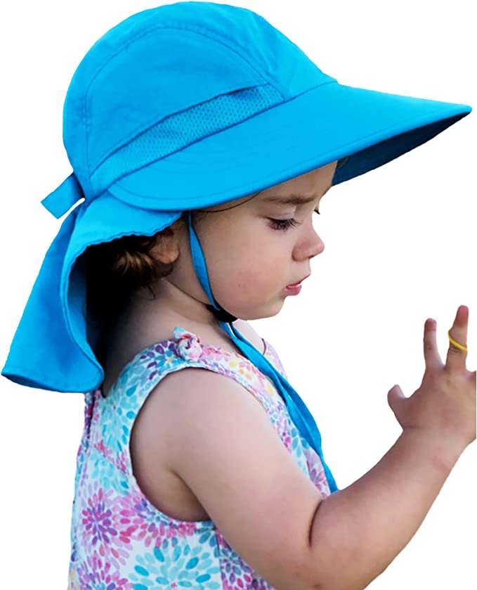 Camptrace Toddler's & Kid's Wide Brim UPF50+ Sun Hats w/ Neck Flap (various colors) from $7.90 + Free Shipping w/ Prime or on $25+