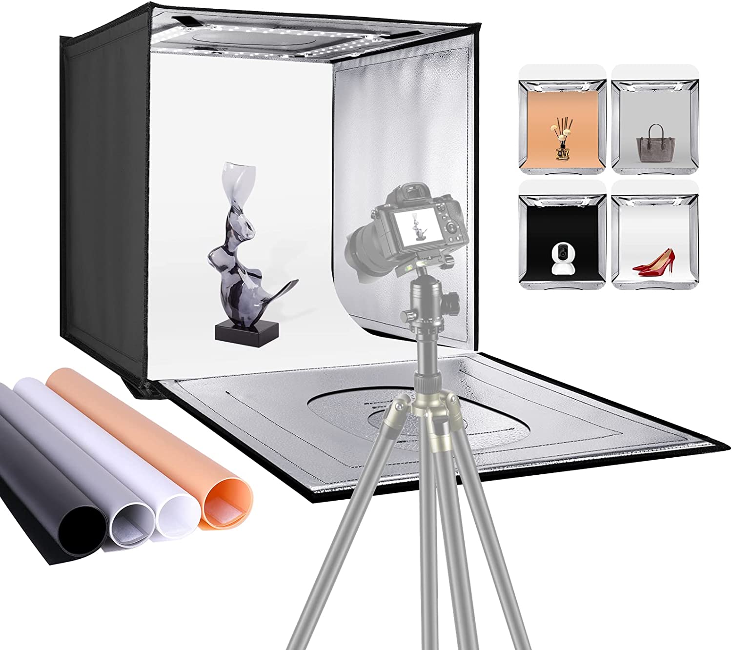 20" Neewer Portable Photo Studio Adjustable LED Light Box $59.80 + Free Shipping