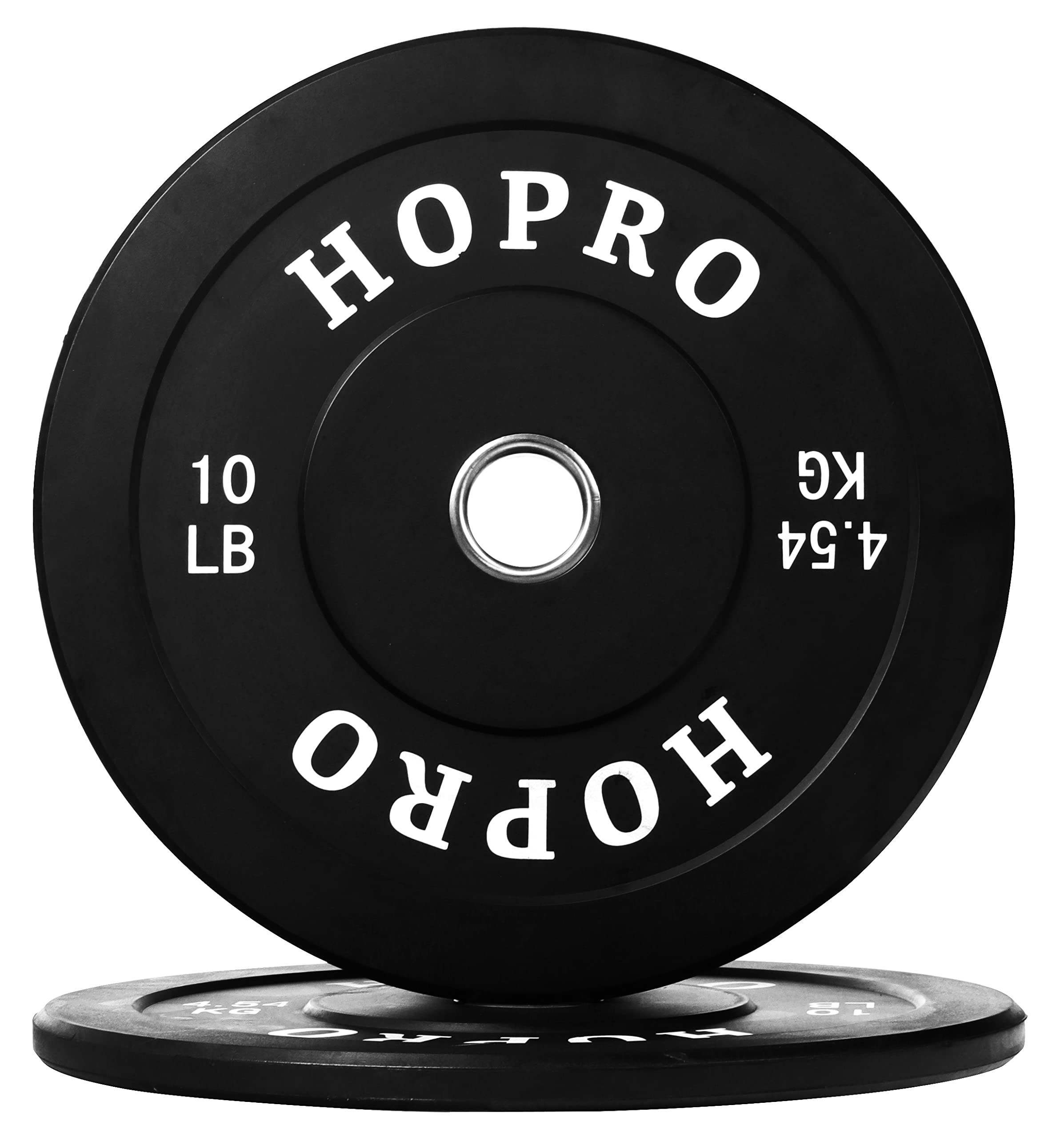 1-Pair 10-lbs BalanceFrom Fitvids Olympic Bumper Plate w/ Steel Hub $17 + Free Shipping w/ Prime or on $25+