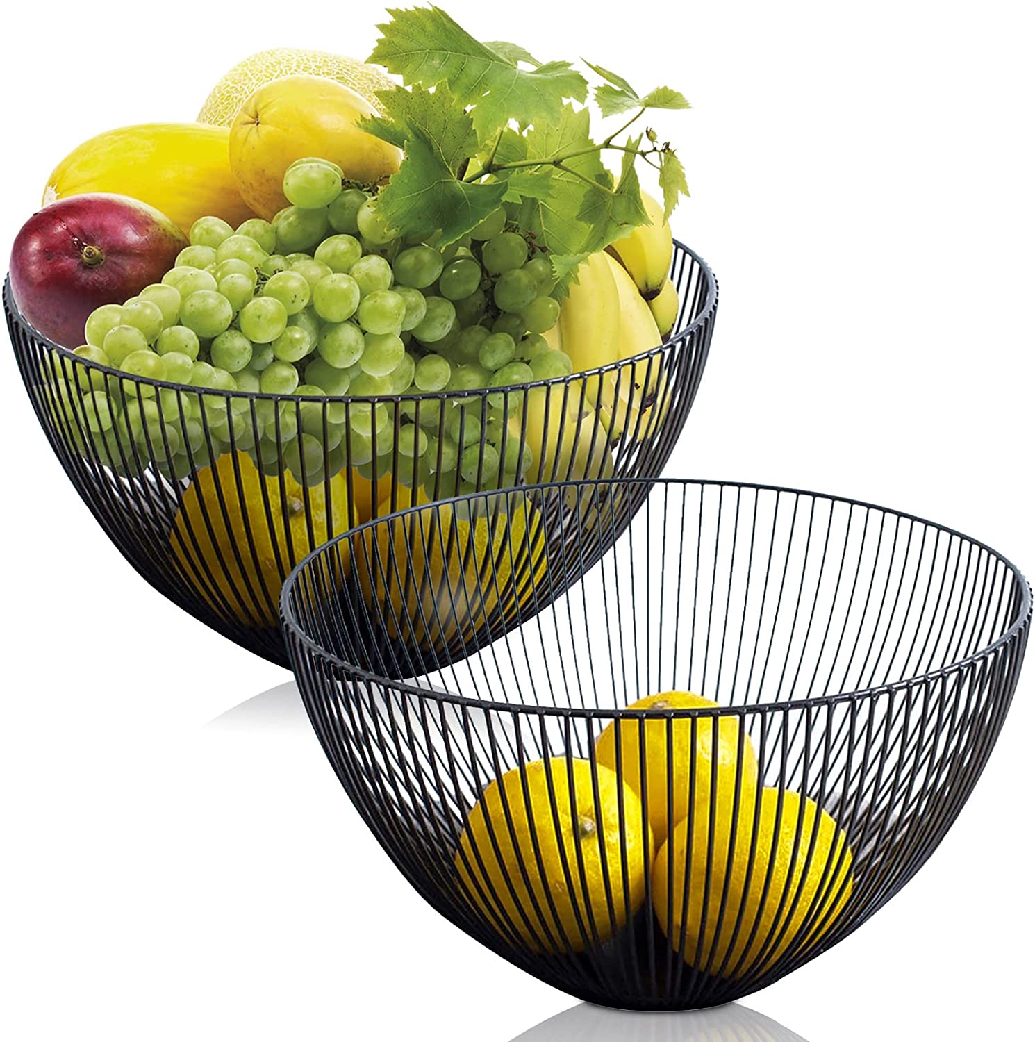 2-Pack Yesland Metal Wire Fruit Basket (Large) $12.50 + Free Shipping w/ Prime or on $25+
