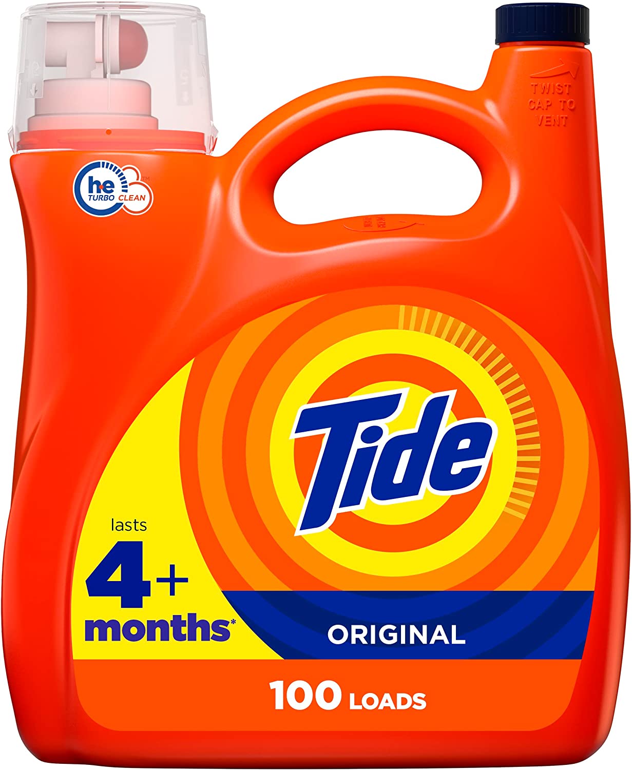 146-Oz Tide Laundry Liquid Detergent (HE Compatible): Original, Ultra Oxi or Free & Gentle $15.95 w/ S&S + Free Shipping w/ Prime or on $25+