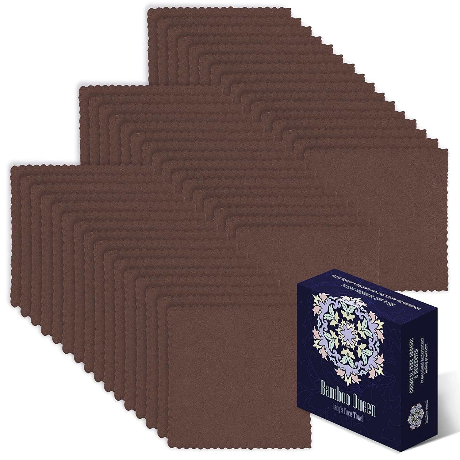 8" x 8" Bamboo Queen Super Soft Premium Microfiber Makeup Remover Cloths (various colors): 48-Count $8, 16-Count $4 + Free Shipping w/ Prime or on $25+
