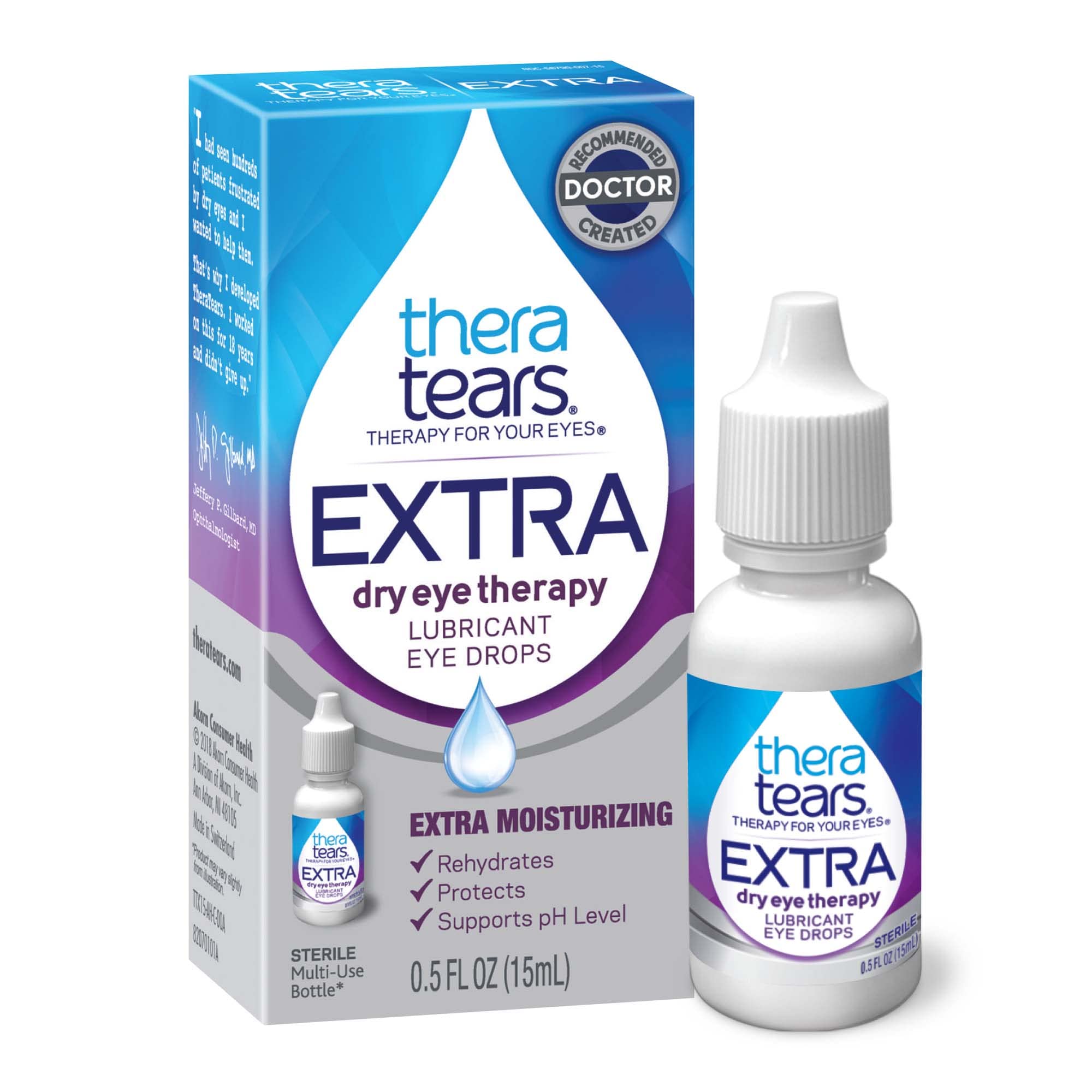 0.5-Oz TheraTears Extra Dry Eye Therapy Lubricating Eye Drops $3.55 w/ S&S + Free Shipping w/ Prime or on $25+