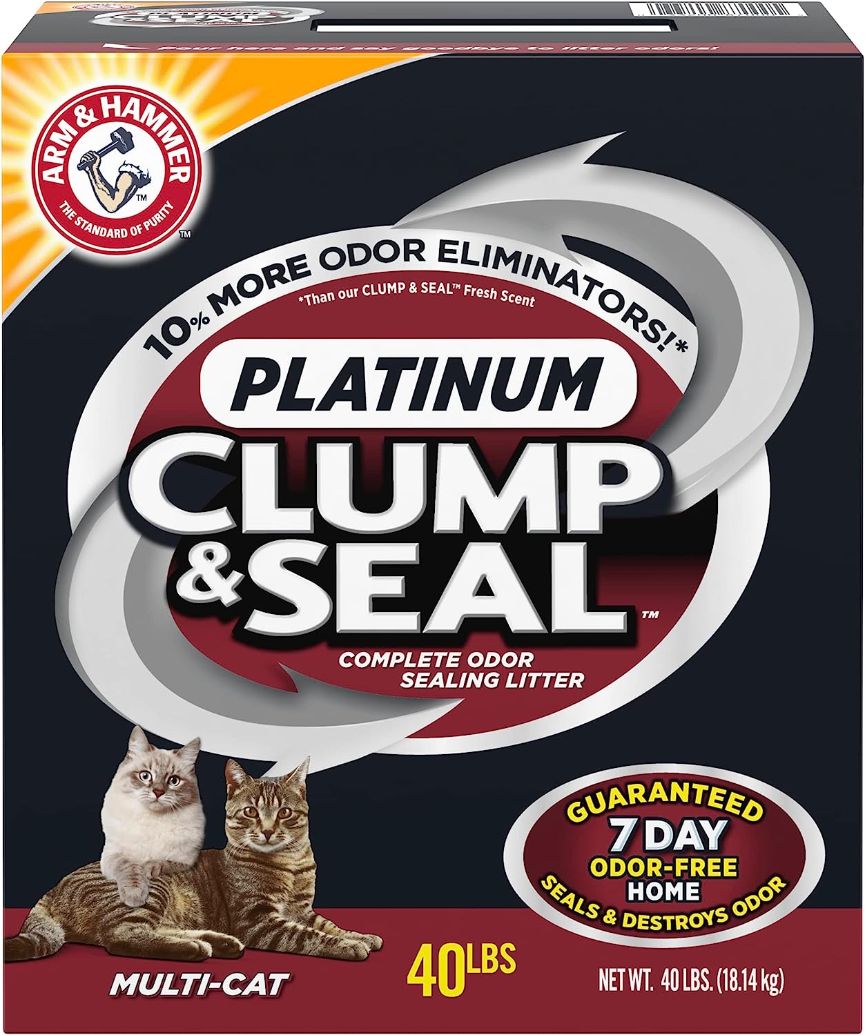 Select Amazon Account Arm & Hammer Platinum Cat Litters (MultiCat) 40 Off 40lbs Clump