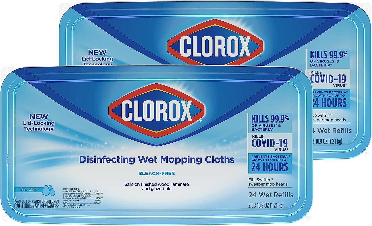 Amazon Prime Members 2Pack 24Count Clorox Disinfecting Wet Mopping