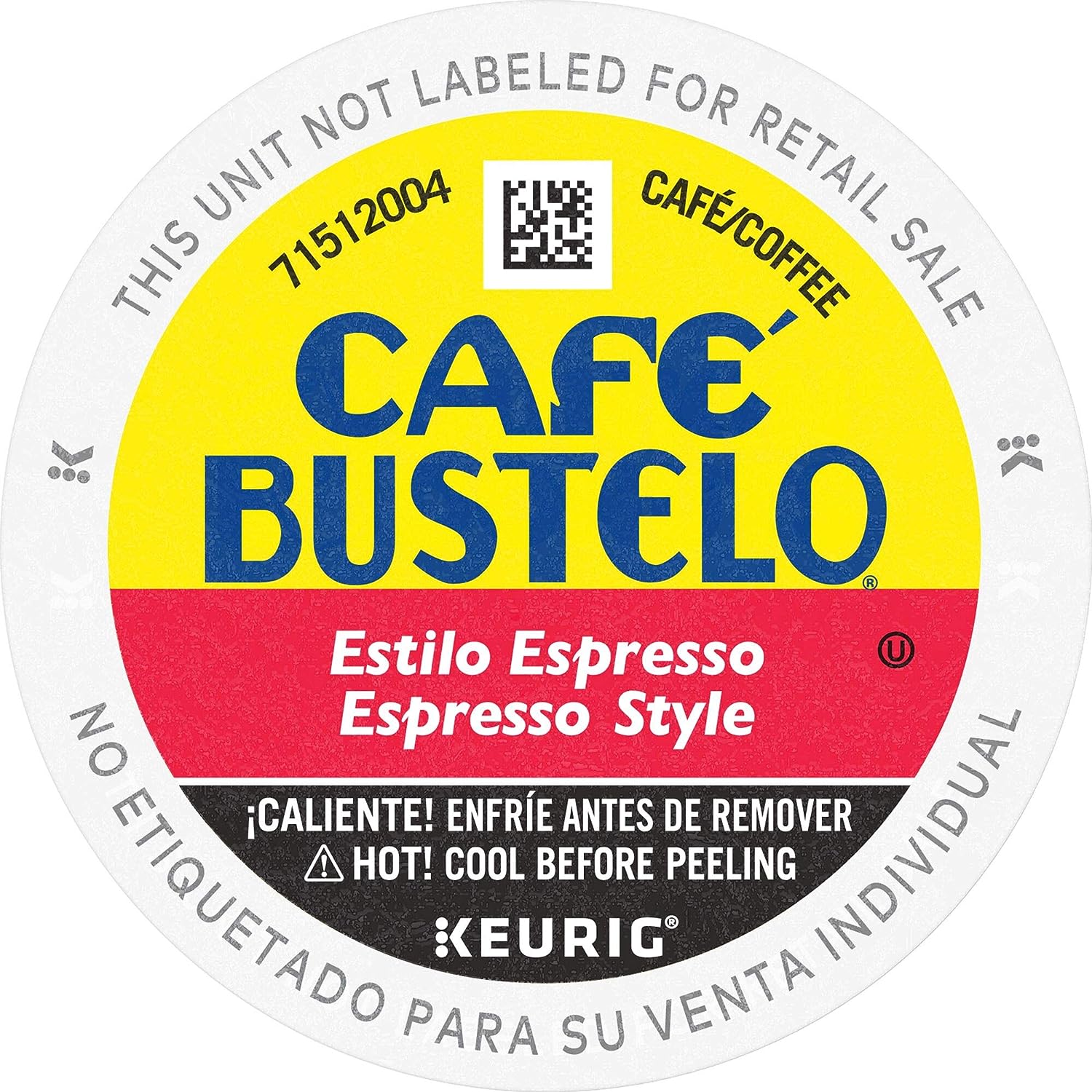 96-Count Café Bustelo Espresso Style Coffee Keurig K-cup Pods (Dark Roast) $31.75 w/ Subscribe & Save + Free Shipping