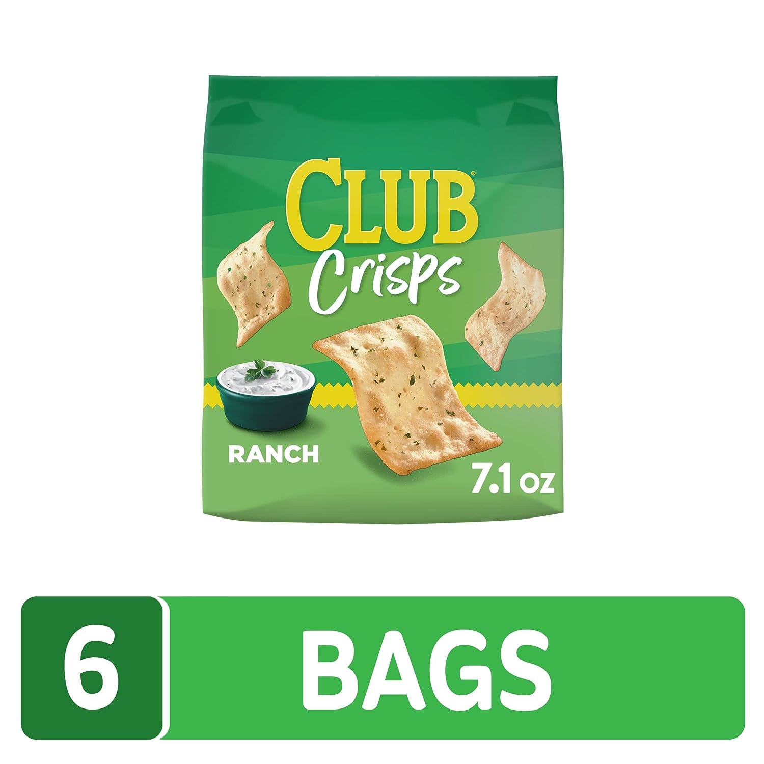 6Pack 7.1Oz Club Cracker Crisps (Ranch) 15.25 w/ S&S + Free Shipping