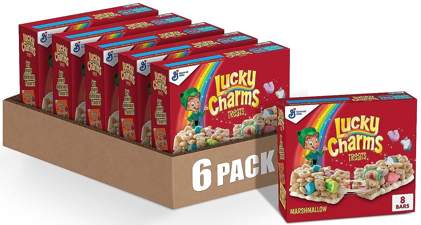 48Count Lucky Charms Breakfast Cereal Treat Bars 9.55 w/ S&S + Free