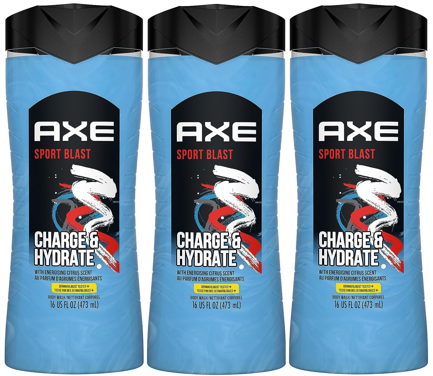 16-Oz AXE Charge & Hydrate Men's Body Wash (Energizing Citrus Scent) 3 for $9.20 ($3.07 each) w/ S&S + Free Shipping w/ Prime or on $35+