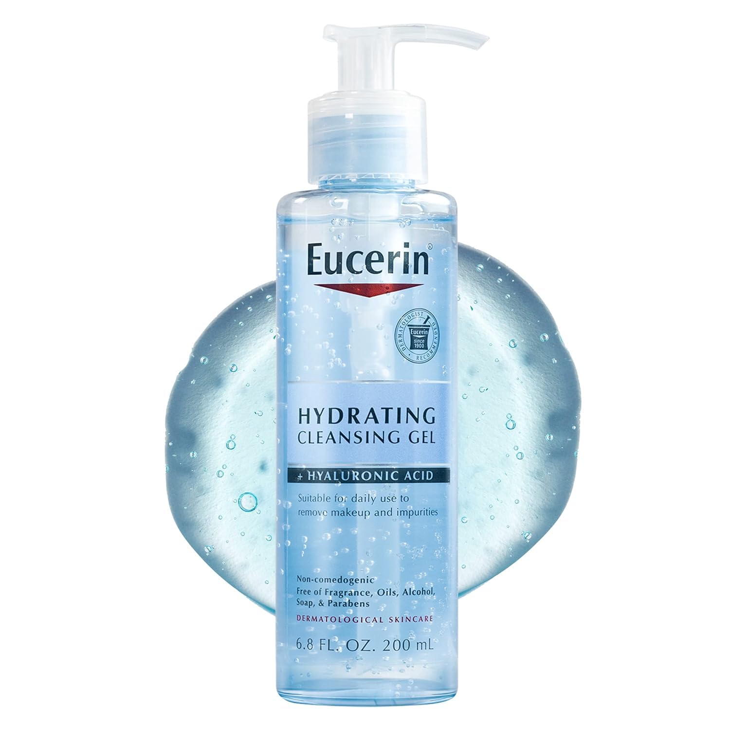 6.8-Oz Eucerin Hydrating Facial Cleansing Gel w/ Hyaluronic Acid $5.50 w/ S&S + Free Shipping w/ Prime or on $35+
