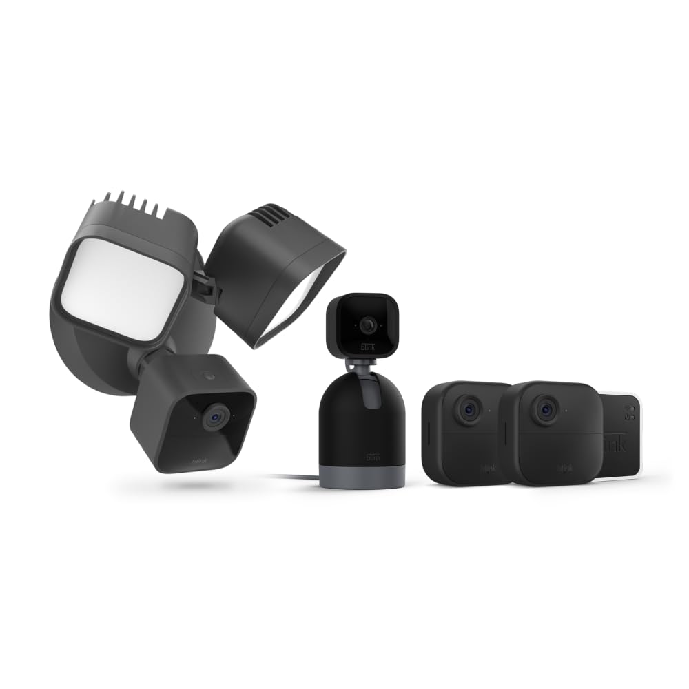 Prime Members: 2-Pack Blink Outdoor 4 (4th Gen) Cameras + Wired Floodlight Camera + Mini Pan-Tilt Camera $140 + Free Shipping