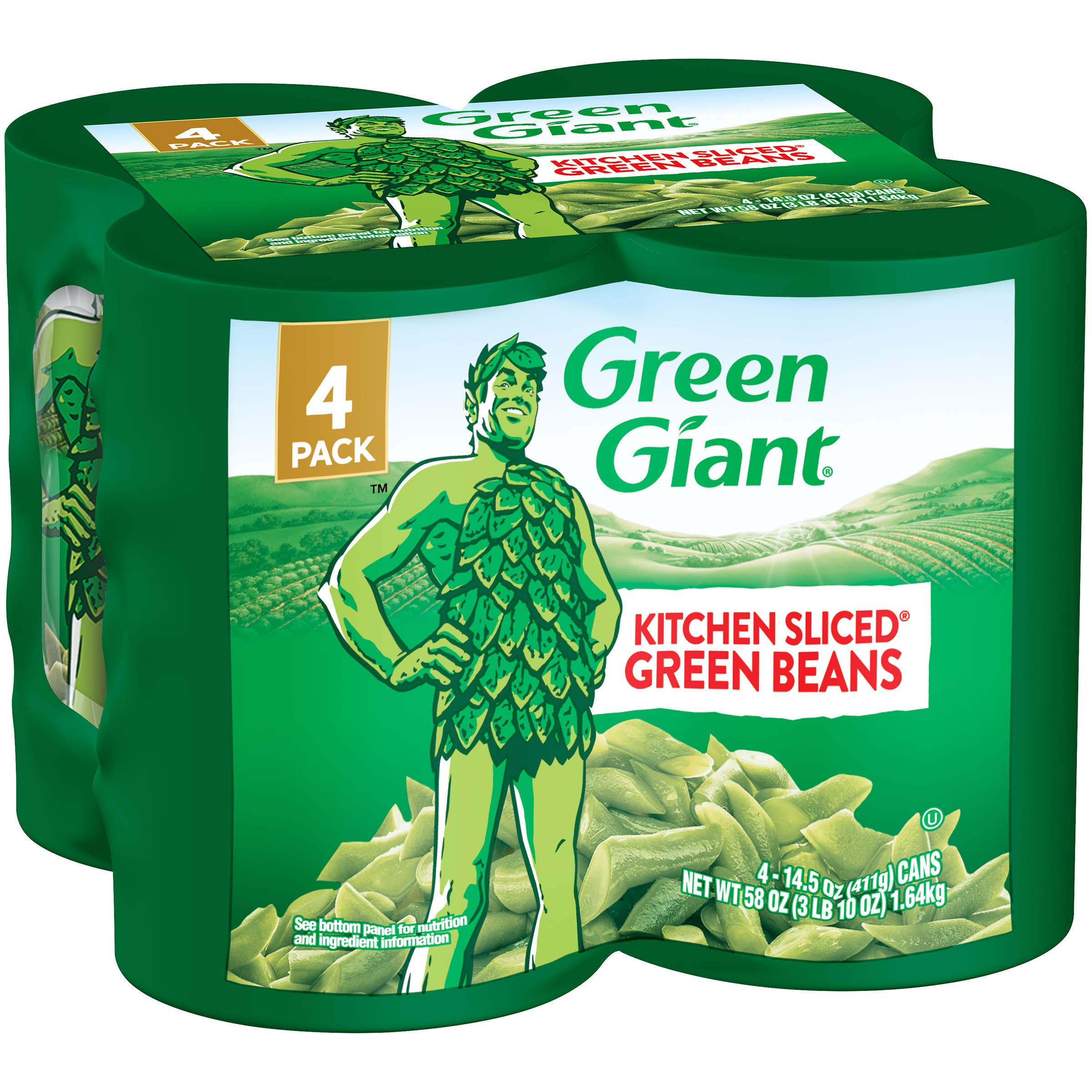 4-Pack 14.5-Oz Green Giant Kitchen Sliced Green Beans $2.60 ($0.65 each) w/ S&S + Free Shipping w/ Prime or on $35+