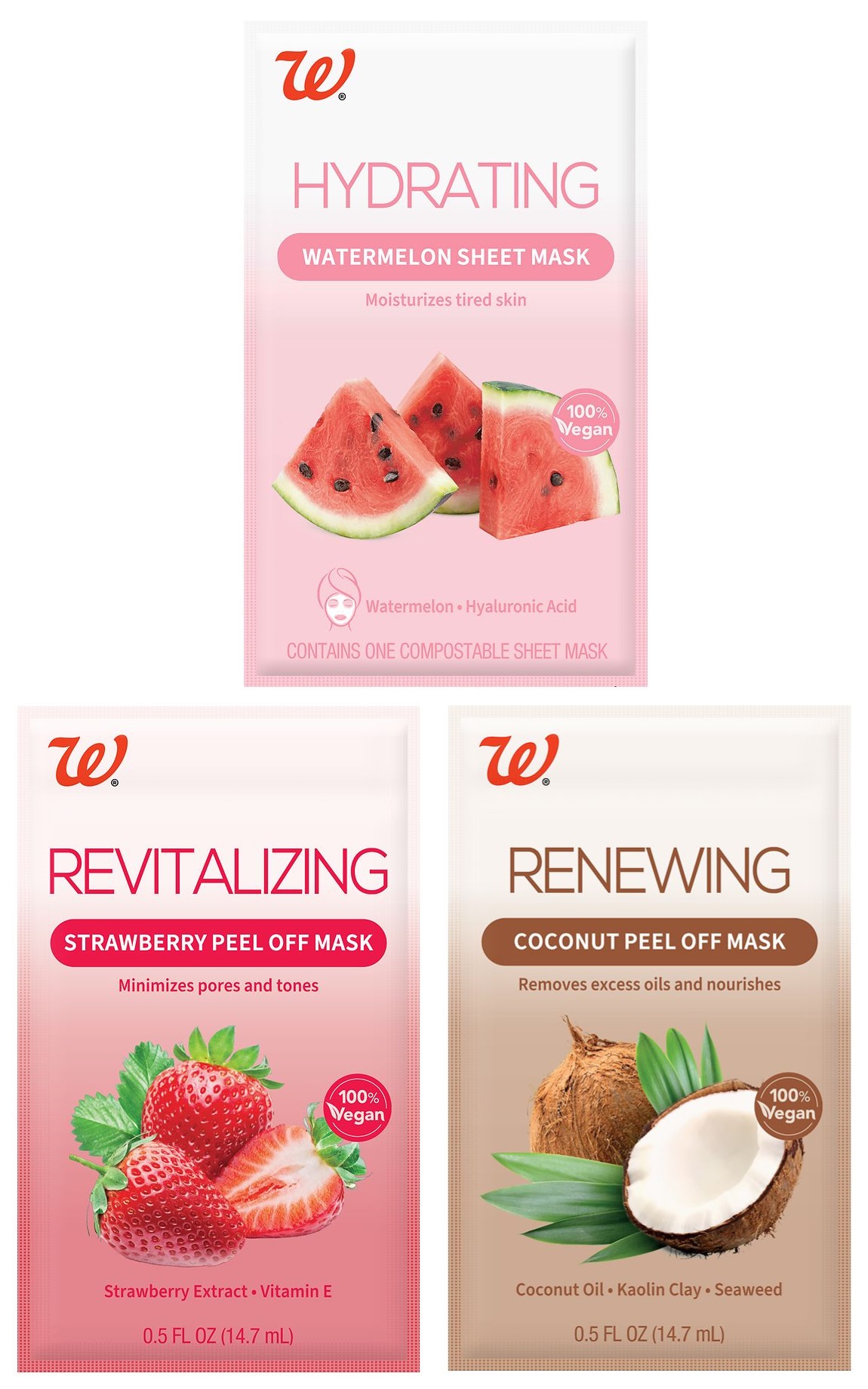 3Count Walgreens Beauty Face Masks + 5 Walgreens Cash Rewards 4.50 + Free Store Pickup on 10