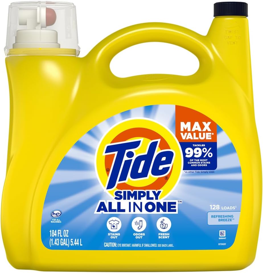 Prime Members 184Oz Tide Simple Liquid Laundry Detergent + 3 Amazon