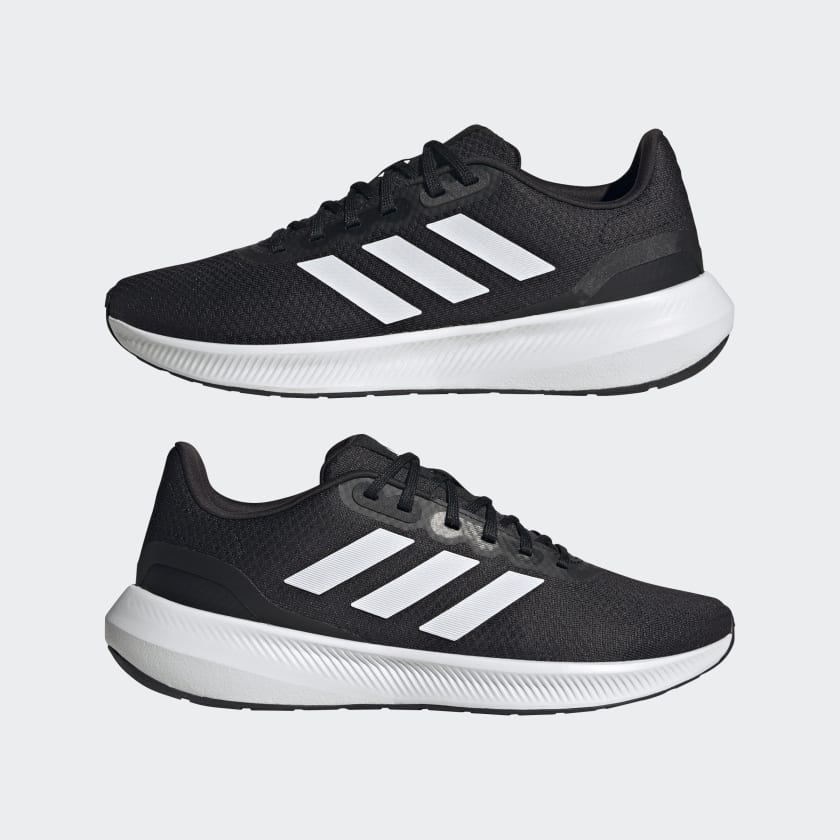 **Today Only** adidas Men's Runfalcon 3 Cloudfoam Low Running Shoes (Core Black) $19.80 + Free Shipping