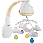 Fisher-Price Calming Clouds Mobile &amp; Soother Crib Toy $24 + free shipping w/ Prime or on $25+