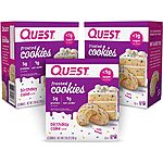 24-Count Quest Nutrition Birthday Cake Frosted Cookies $19.95