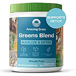8.5-Oz Amazing Grass Greens Blend Alkalize & Detox Simply Pure Powder $8.25 w/ Subscribe &amp; Save
