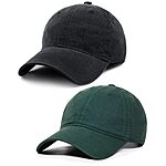 2-Pack Furtalk Men's &amp; Women's Plain Cotton Adjustable Baseball Cap (various colors) From $7 + Free Shipping w/ Prime or on $25+