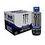 Monster Energy Drink: 12-Pk 15-Oz Muscle Monster Energy Protein Shake (Vanilla) $18 &amp; More w/ Subscribe &amp; Save