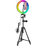 10&quot; Neewer RGB Dimmable Ring Light w/ Tripod &amp; Remote Control $13.80 + Free Shipping