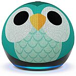 Amazon Prime Members: Echo Dot Kids (5th Gen, 2022 release, Owl or Dragon) w/ Parental controls &amp; 1 Year of Amazon Kids+ $28 + Free Shipping