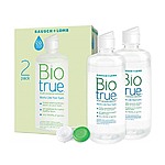 Bausch + Lomb Contact Lens Solutions: 2-Pack 10oz Biotrue or 2-Pack 12oz Renu $5 + Free S&amp;H w/ Amazon Prime