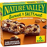 6-Ct 1.5-Oz Nature Valley Sweet & Salty Nut Bars (Dark Chocolate Peanut & Almond) $2 w/ Subscribe &amp; Save