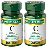 100-Count Nature's Bounty 500mg Vitamin C Tablets 2 for $4.50 ($2.24 each) w/ S&amp;S + Free Shipping w/ Prime or on $35+