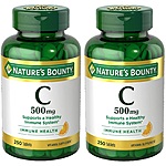 250-Count Nature's Bounty 500mg Vitamin C Tablets 2 for $7.10 w/ Subscribe &amp; Save
