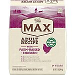 12 lbs Nutro MAX Adult Recipe Dry Dog Food w/ Farm Raised Chicken $7