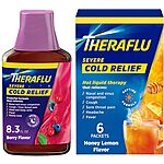 Theraflu Severe Cold Relief: 8.3-Oz Syrup (Berry) + 6-Ct Packets (Honey Lemon) $5.25 w/ Subscribe &amp; Save