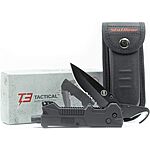 StatGear T3 Tactical Auto Rescue Tool w/ Seatbelt Cutter, Window Breaker & Knife $17.50